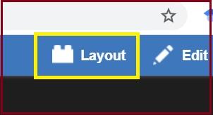 Layout button